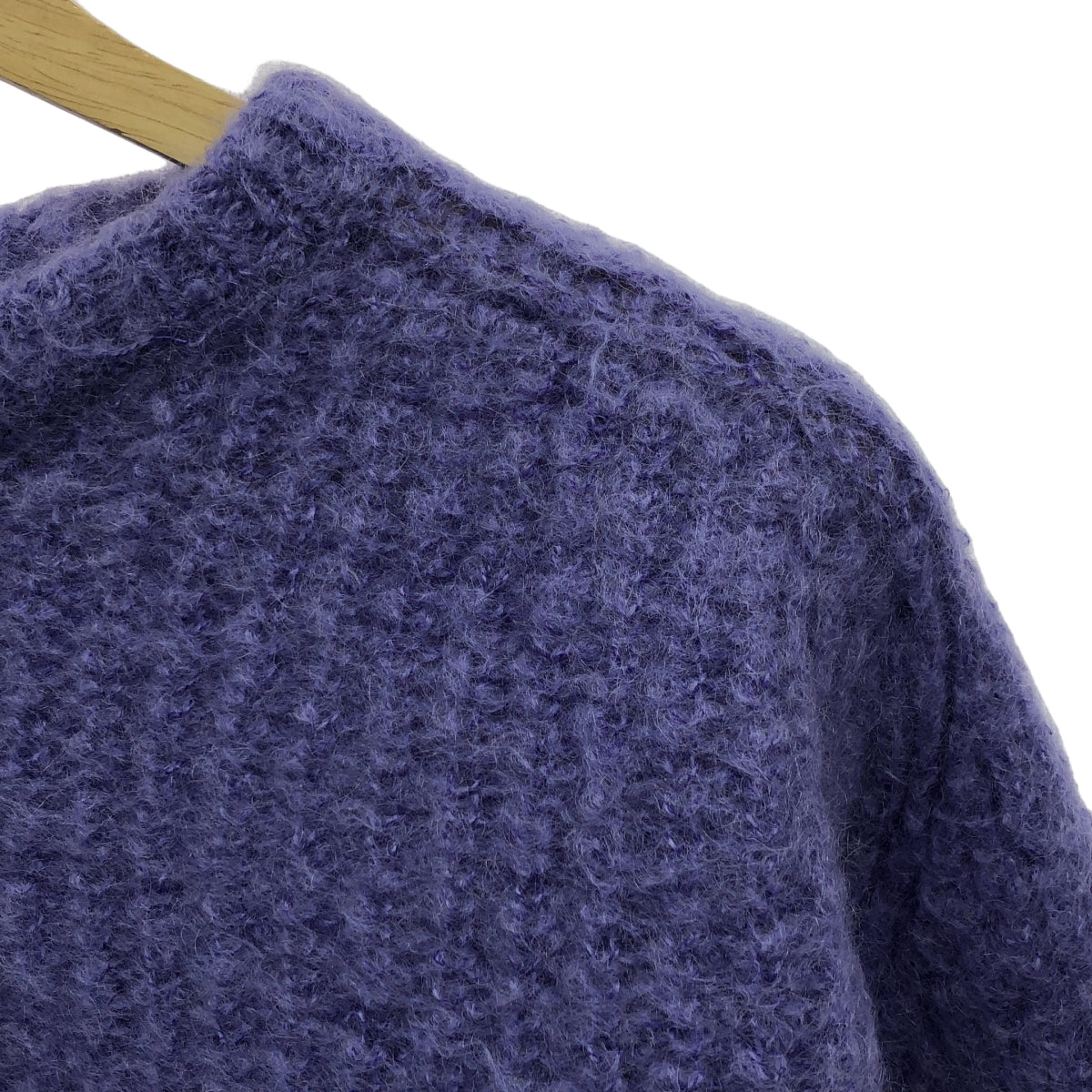 JUN MIKAMI | Kid Mohair Pullover Knit | Purple | Women's