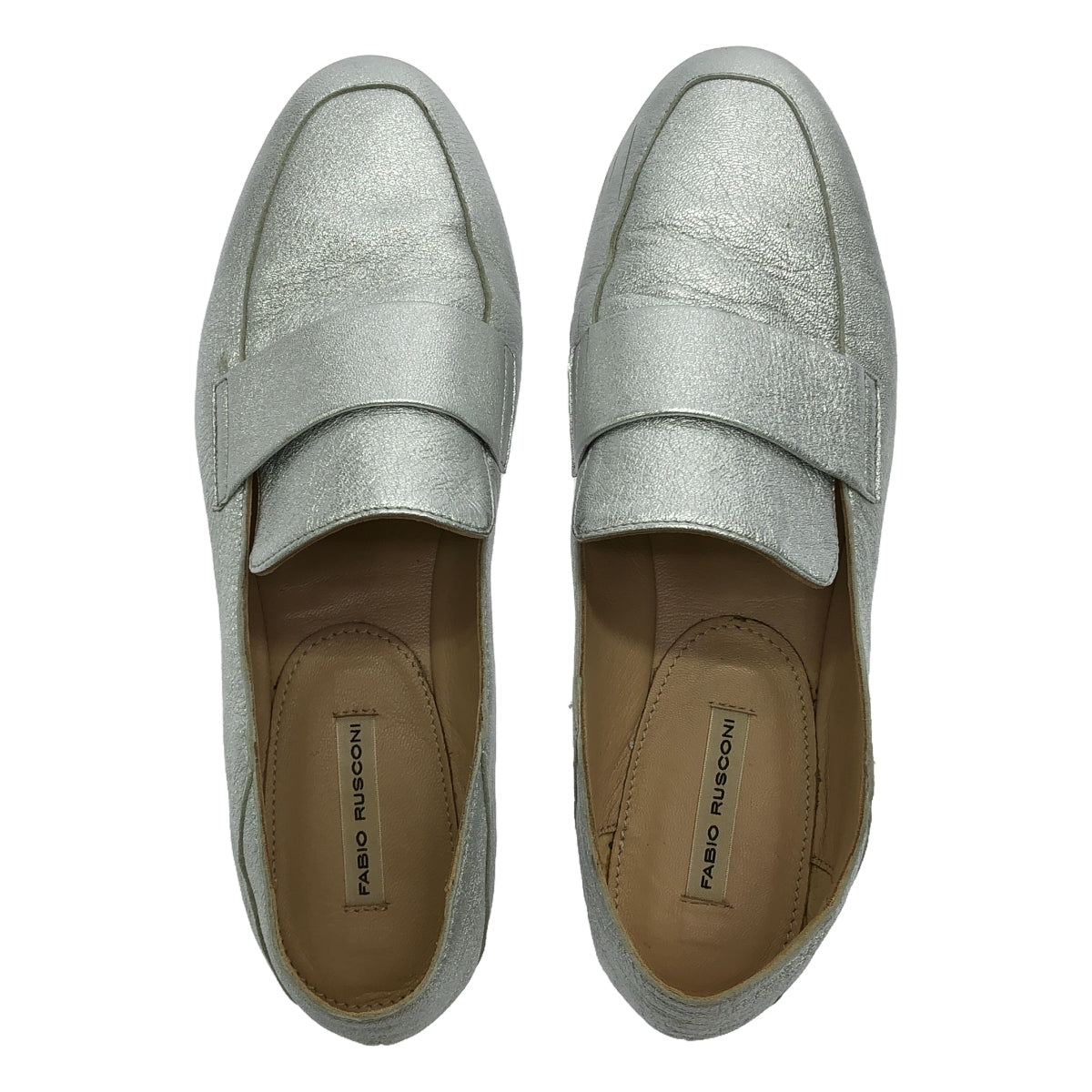 Fabio Rusconi | Flat Loafers | Size 35 | Silver | Women's