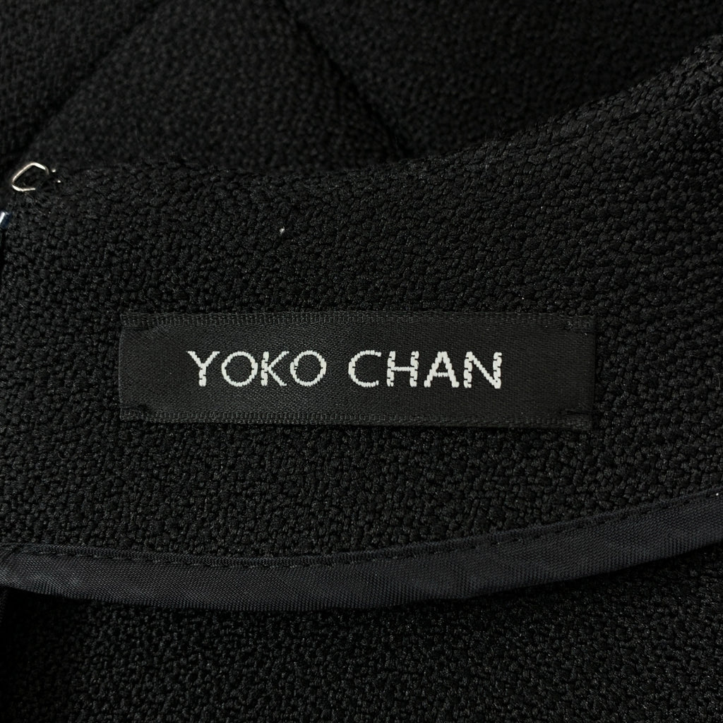 YOKO CHAN / 요코찬 | 백 Zip 드레스 원피스 | 38 | 블랙 | 여성