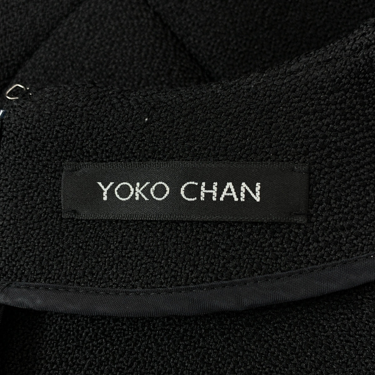 YOKO CHAN / 요코찬 | 백 Zip 드레스 원피스 | 38 | 블랙 | 여성