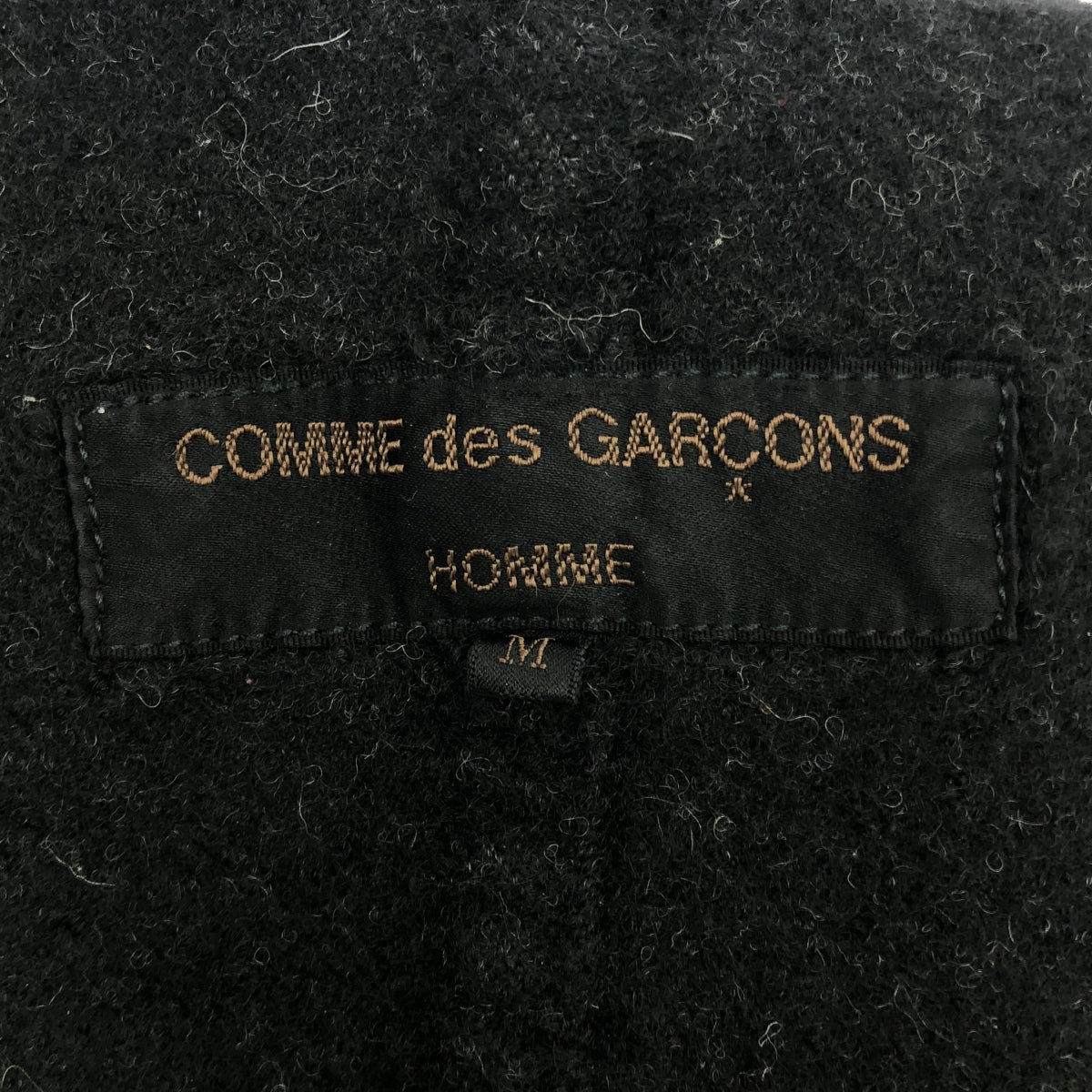 COMME des GARCONS HOMME / 컴데 갤슨 옴므 | 2002AW | 다나카 옴므 絨絨 울 재킷 | M | 블랙 | 남성