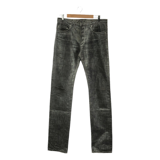 Dior homme / ディオールオム | 2006AW | エディスリマン期 シルバーコーティング デニムパンツ | 32 | メンズ