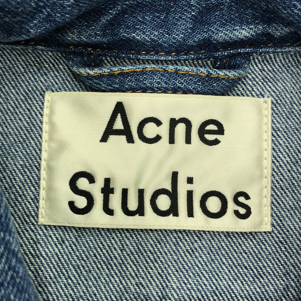 Acne Studios / アクネストゥディオズ | TOP MID VTG 3rdタイプ ダメージ加工 デニムジャケット | 34 | インディゴ | レディース