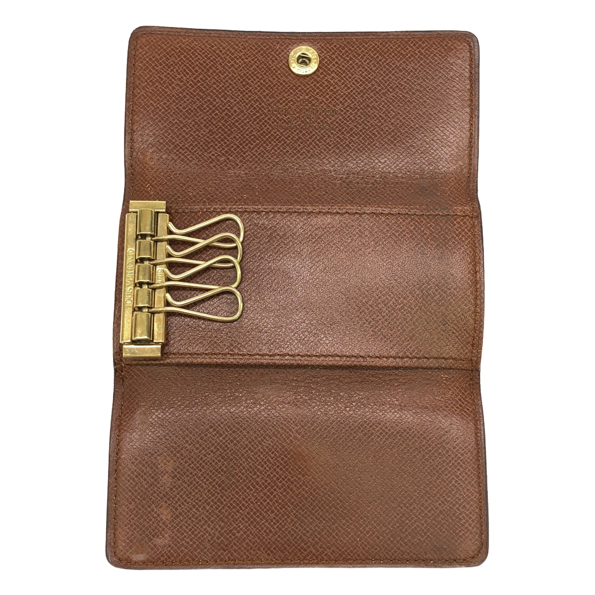 Louis Vuitton / ルイヴィトン | M69517 / レザー モノグラム キーケース / ユニセックス | ブラウン | メンズ