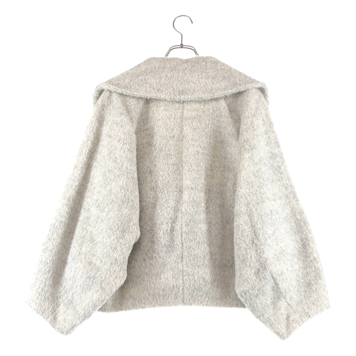 VERMEIL par iena / ヴェルメイユパーイエナ | 2024AW | ビッグショール シャギー ショートコート | F | レディース