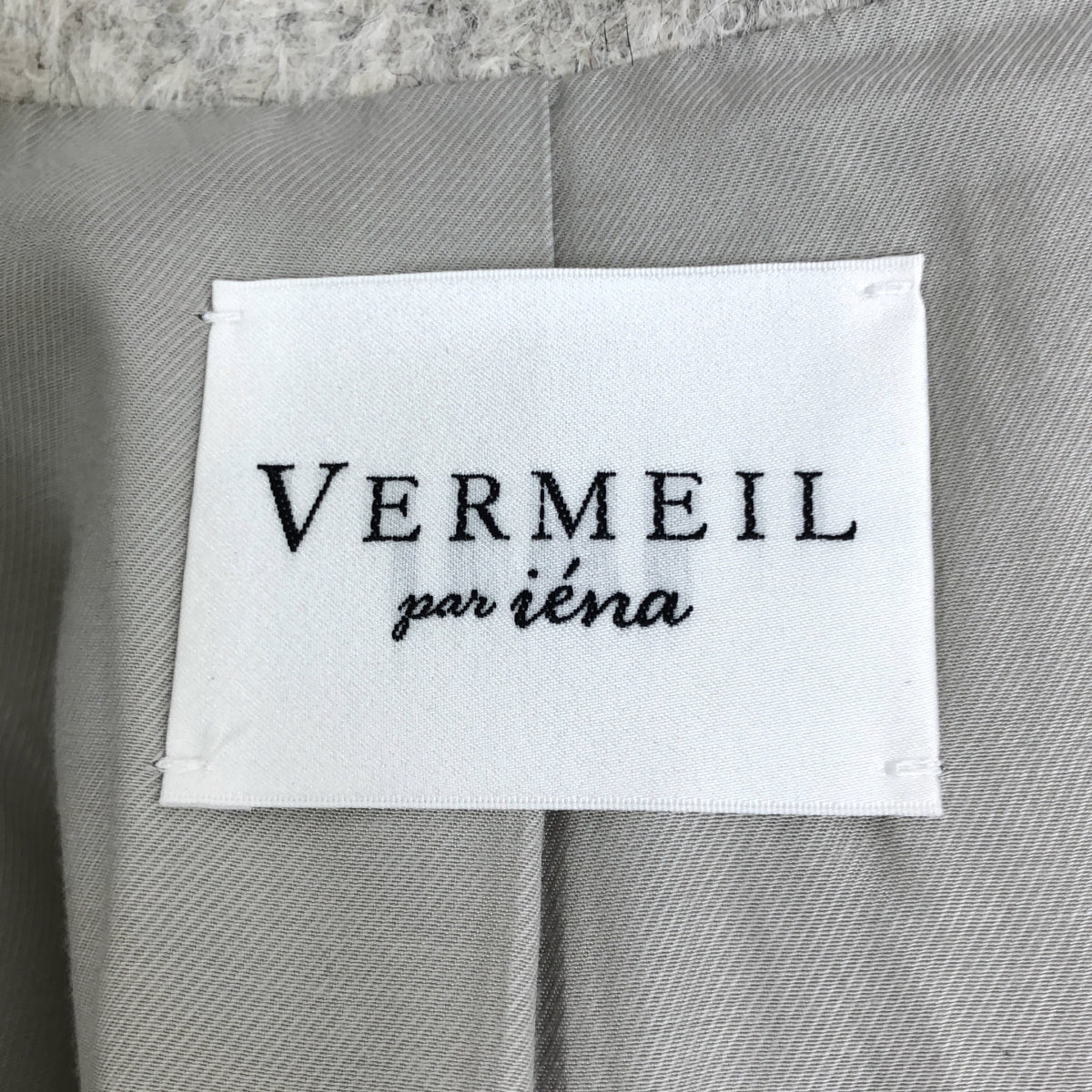VERMEIL par iena / ヴェルメイユパーイエナ | 2024AW | ビッグショール シャギー ショートコート | F | レディース