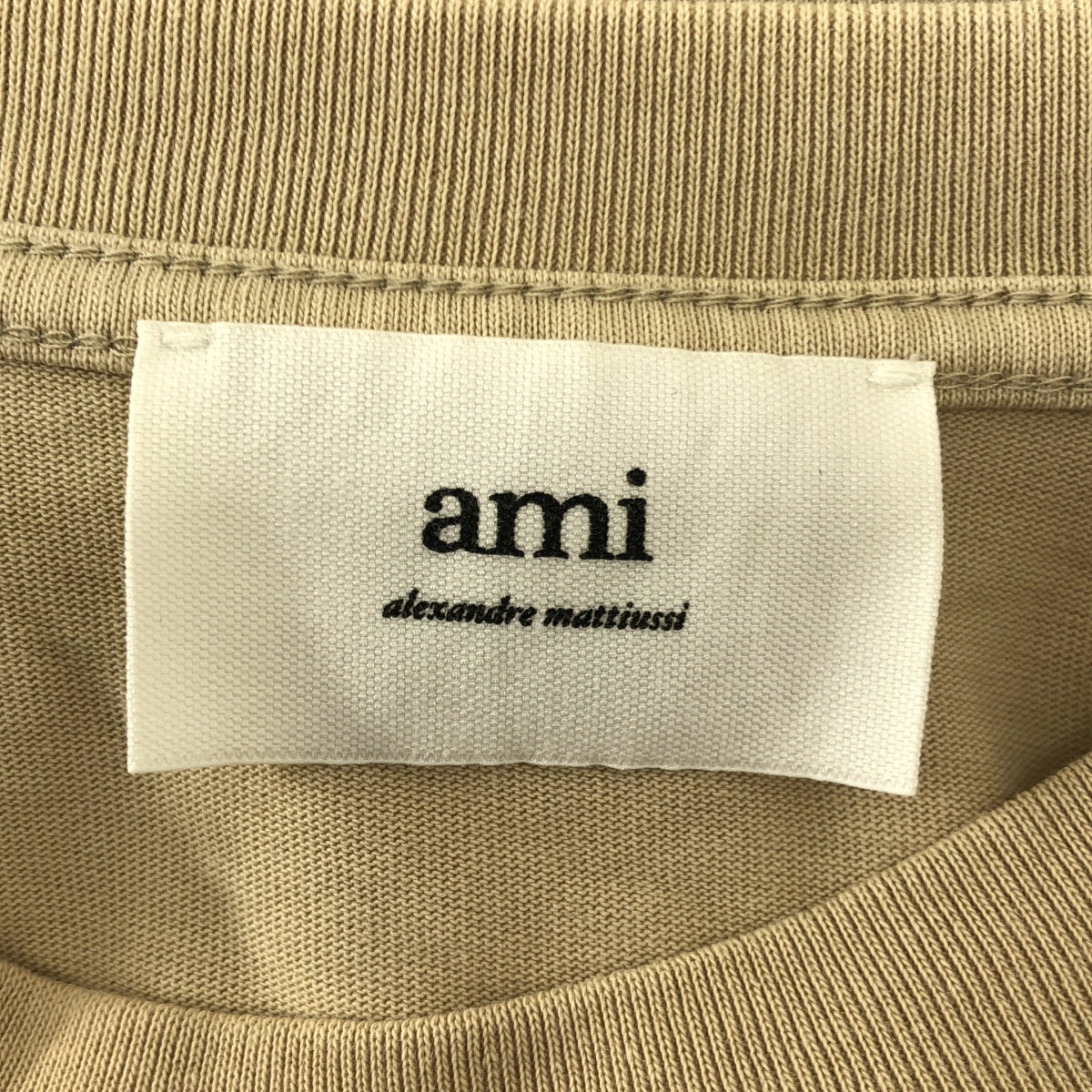 AMI Alexandre Mattiussi | 雙面Logo圓領T卹 | XS |