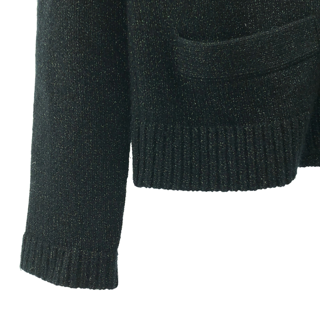 Drawer | 羊絨金絲針織開襟衫 | 1 碼 | 黑色 | 女款