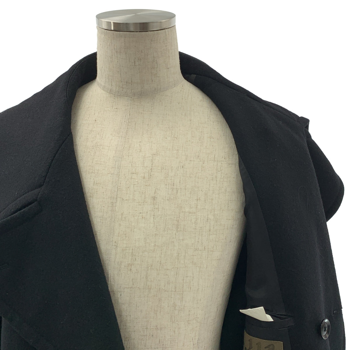 Y's BANG ON! / ワイズバングオン | ウール ベルテッド トグル ダブルオーバーコート / 総裏地 |