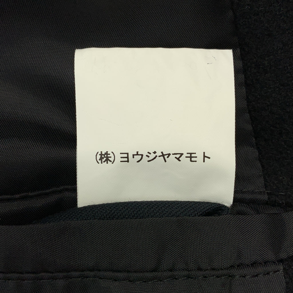 Y's BANG ON! / ワイズバングオン | ウール ベルテッド トグル ダブルオーバーコート / 総裏地 |
