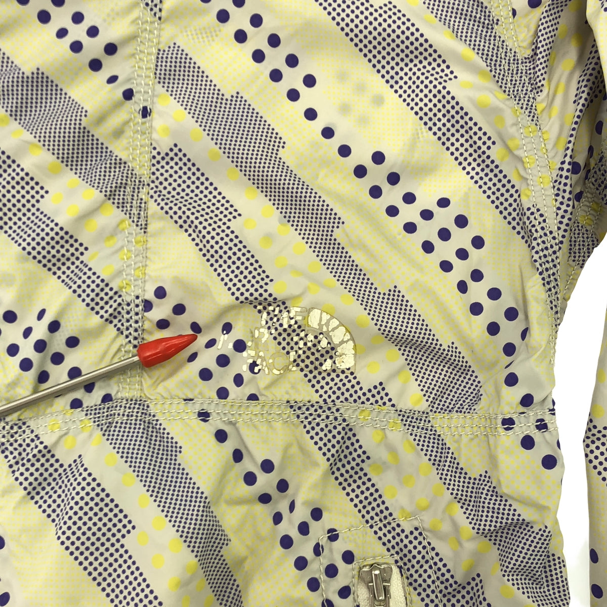THE NORTH FACE PURPLE LABEL / ザノースフェイスパープルレーベル | × MEDICOM TOY / メディコムトイ PERTEX ドット柄 ナイロン パーカー ジャケット | L | マルチカラー | メンズ