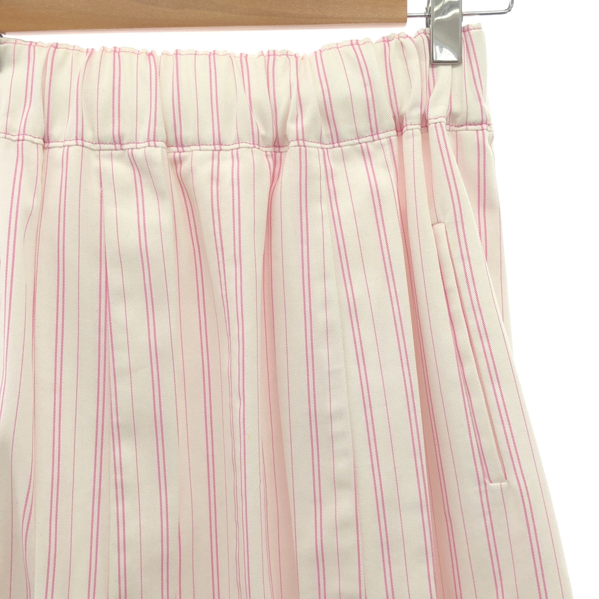 Rosy Monster | Striped Drawstring Overskirt / Lined | S | Women's