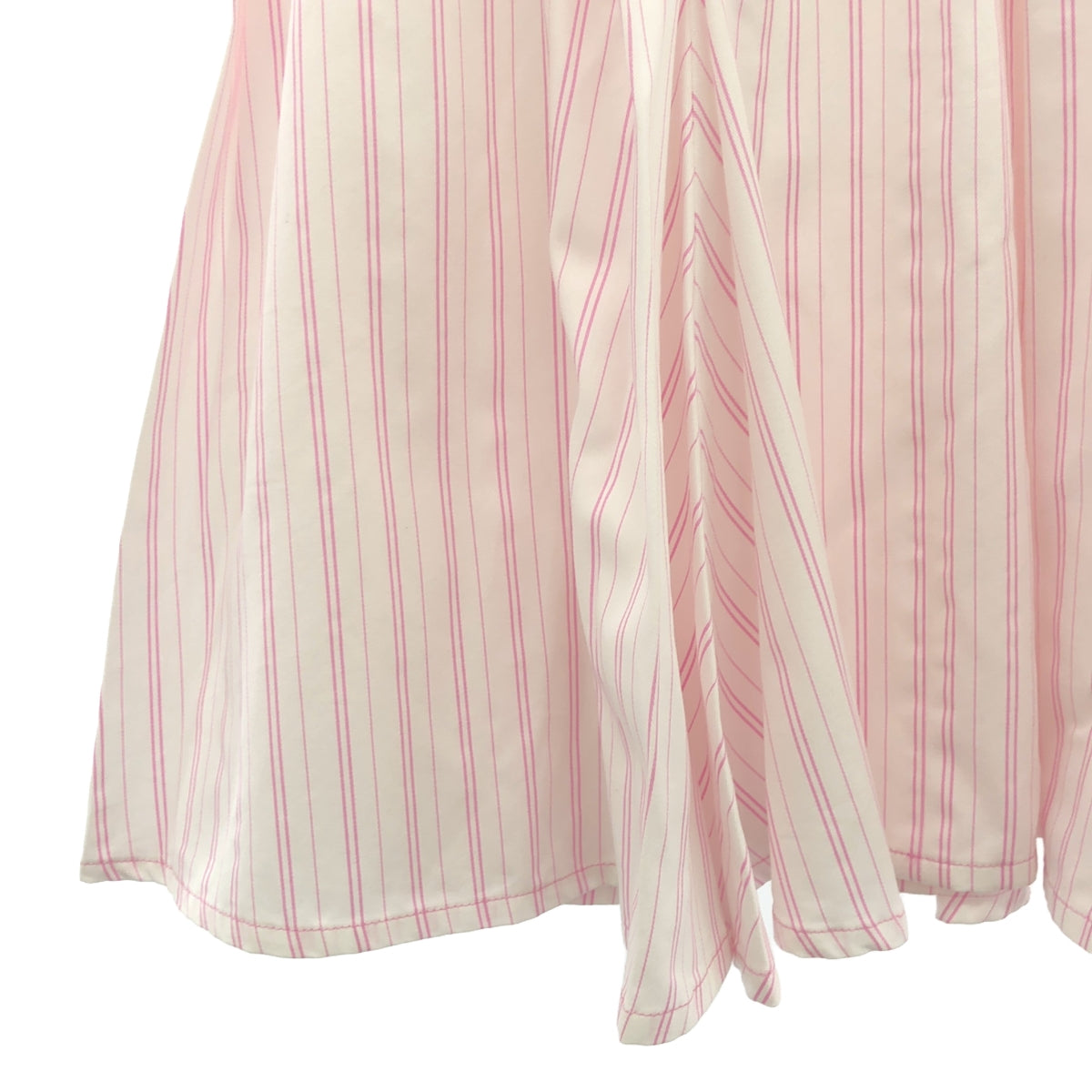 Rosy Monster | Striped Drawstring Overskirt / Lined | S | Women's