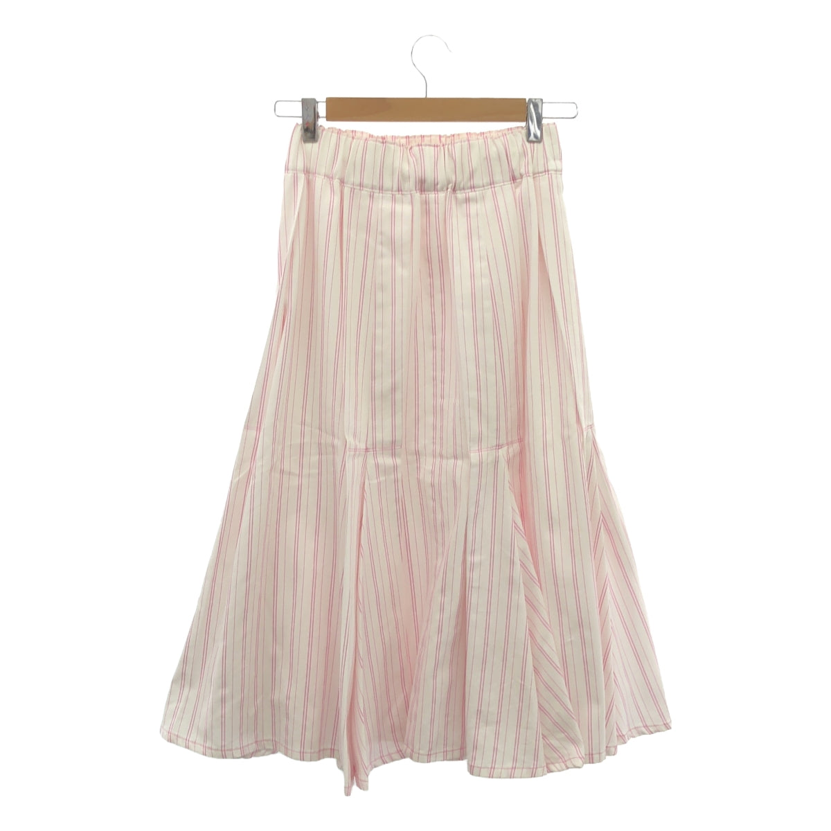 Rosy Monster | Striped Drawstring Overskirt / Lined | S | Women's