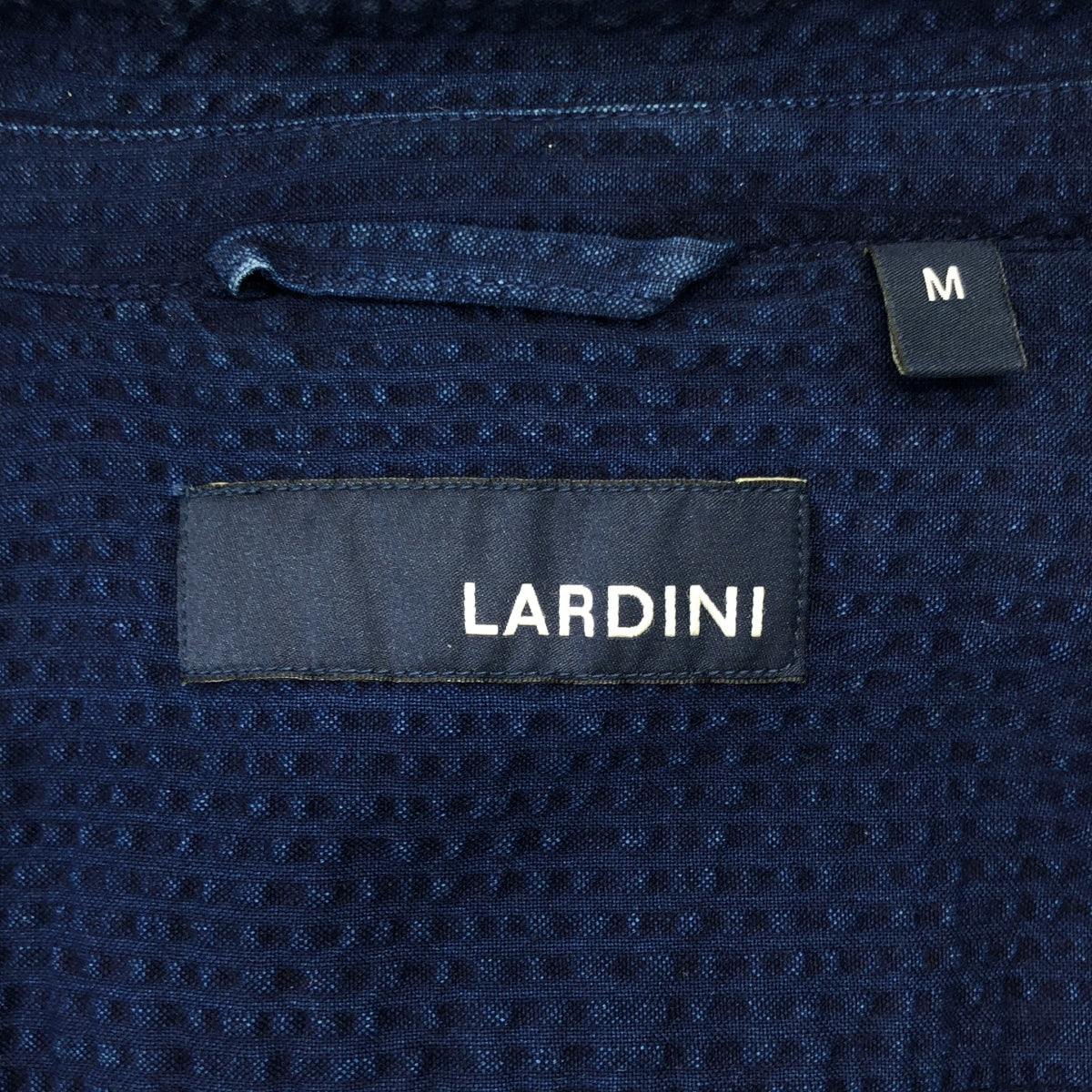 LARDINI | 棉質泡泡紗 2B 修身外套（配胸花）| M 碼 | 男款