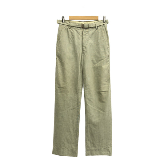 Maison Martin Margiela / メゾンマルタンマルジェラ | 2001SS | 本人期 ハウンドトゥース ベルト付 アナトミックパンツ | 44 | メンズ