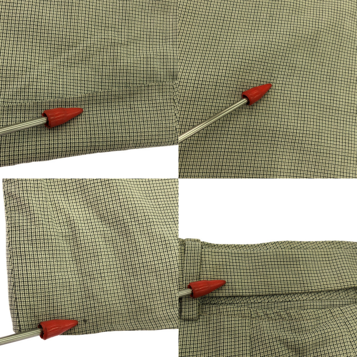 Maison Martin Margiela / メゾンマルタンマルジェラ | 2001SS | 本人期 ハウンドトゥース ベルト付 アナトミックパンツ | 44 | メンズ