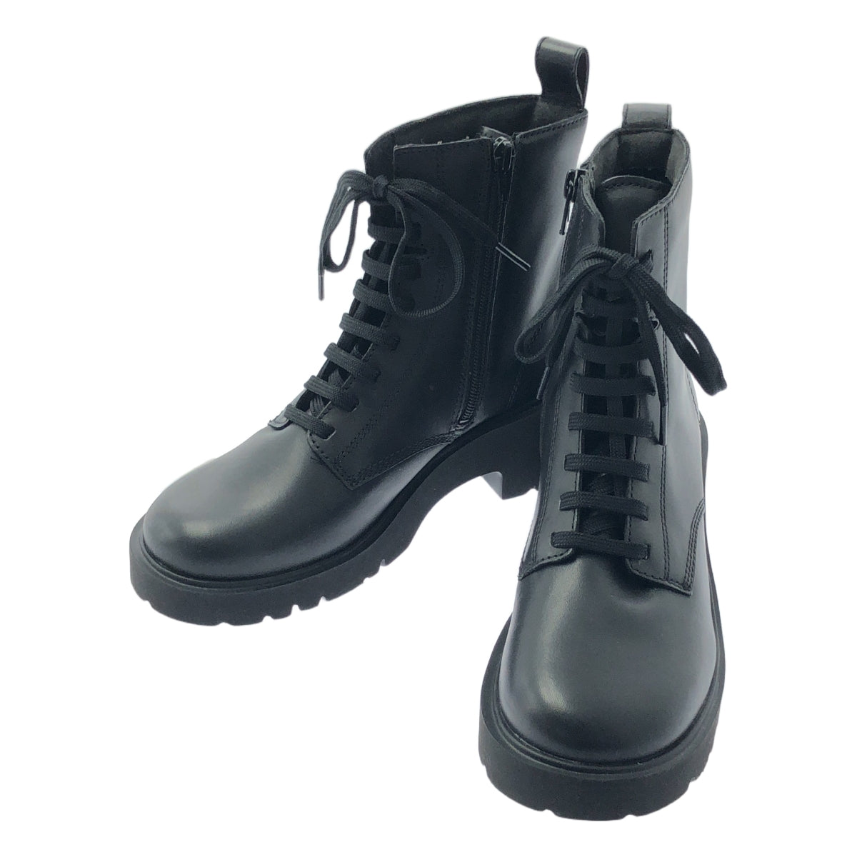【美品】  CAMPER / カンペール | Milah Boots レースアップ ブーツ | 38 | ブラック | レディース