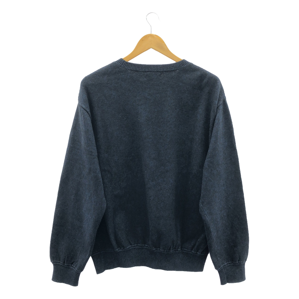 Coohem / Cohen | COLOR MIX COTTON CASHMERE PULLOVER / Cashmere cotton crew neck knit pullover | M | Men's