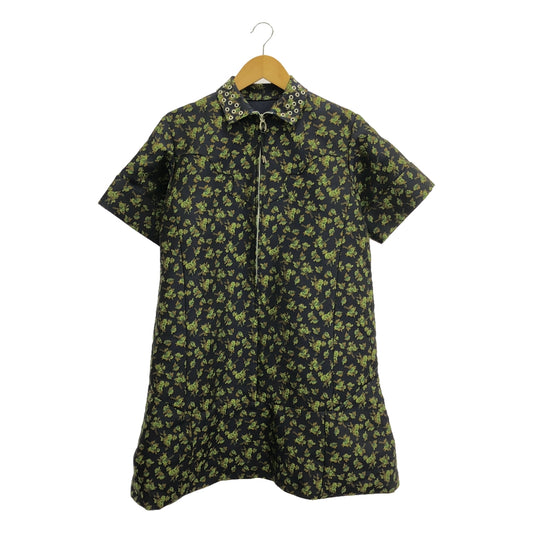 TOGA PULLA / トーガプルラ | FLOWER JAQUARD MINI DRESS ワンピース | 36 | レディース