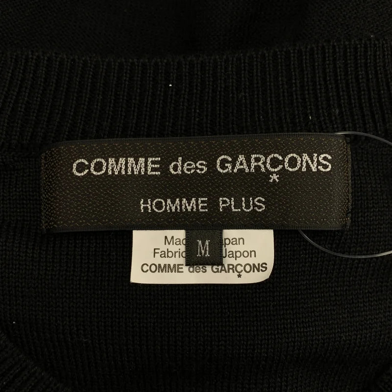 COMME des GARCONS HOMME PLUS / コムデギャルソンオムプリュス | 2021AW | 異素材切替 ロングニット | M | メンズ