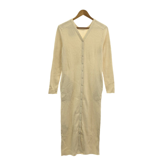 [Good Condition] Munich | 3WAY Long Cardigan Dress in Ribbed Jersey | OS | Natural | Women's