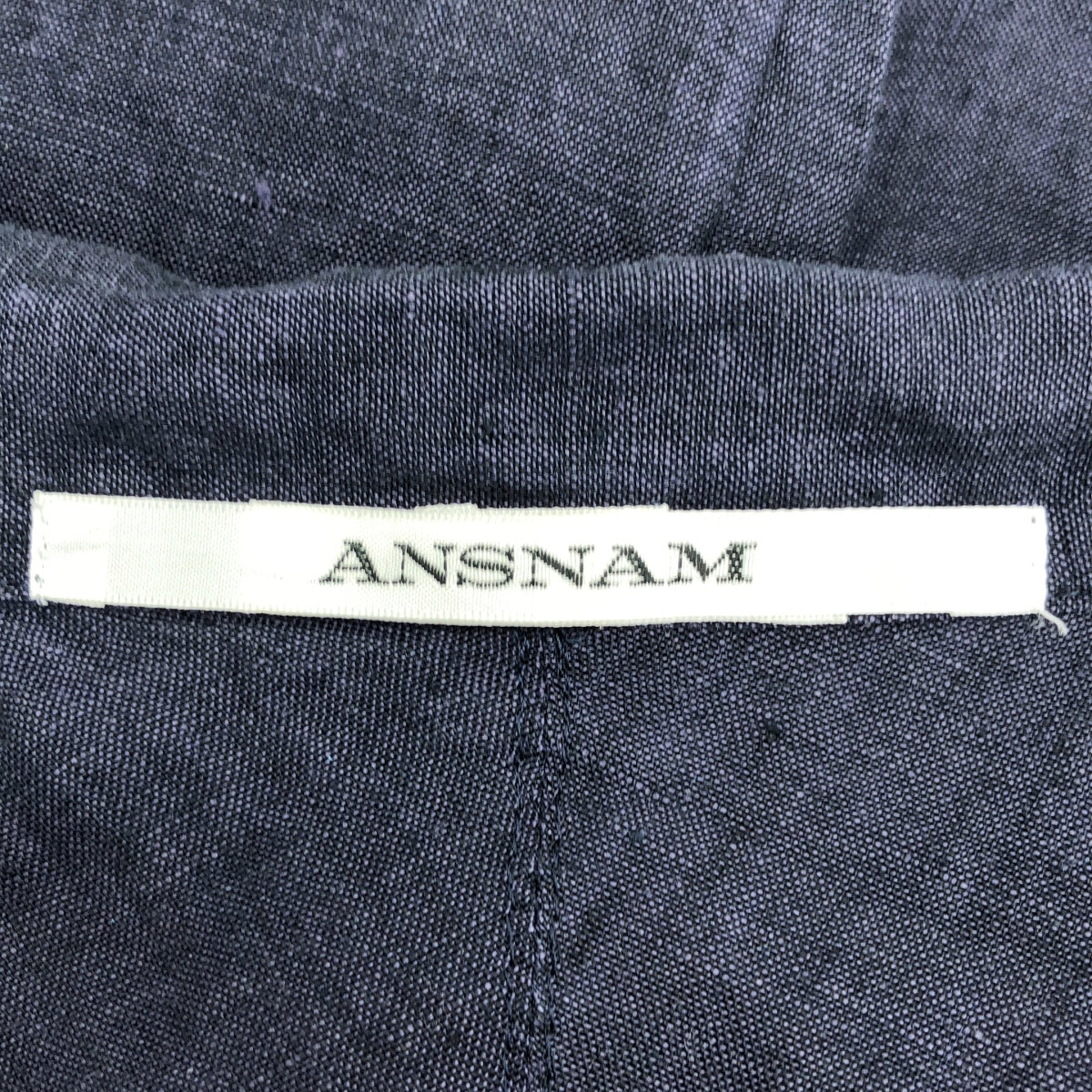 ANSNAM / 안수남 | 린넨 오버 실루엣 암소 셔츠 | 2 | 남성