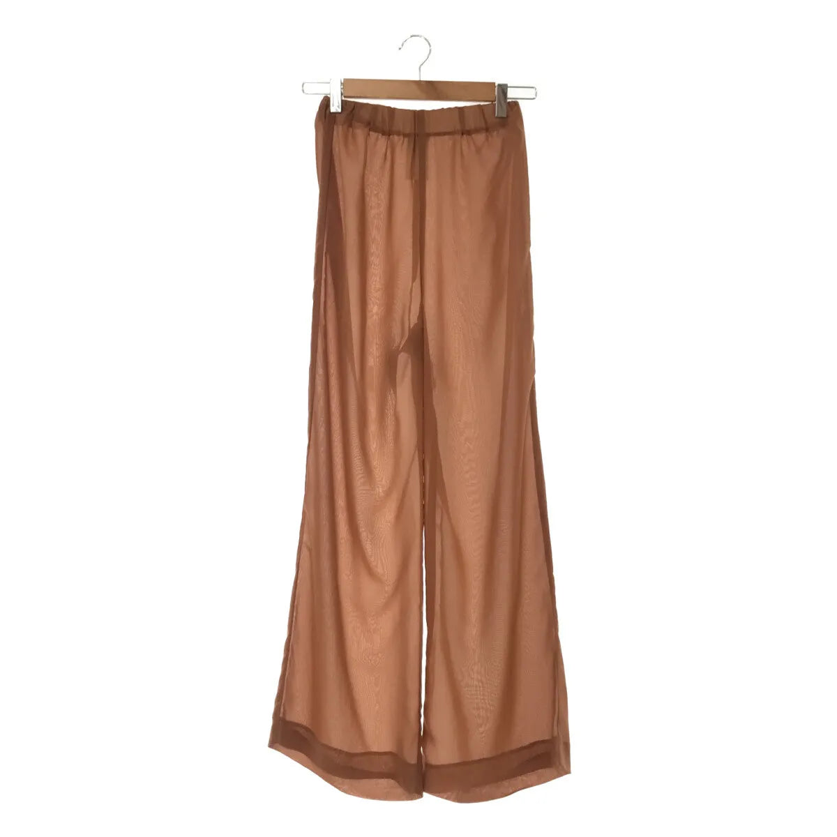 LEINWANDE / 라인 밴드 | 시어 이지 팬츠 | F | 브라운 | 여성