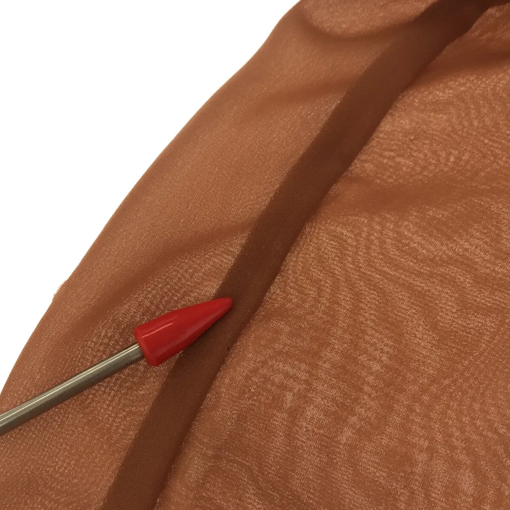 LEINWANDE / ラインヴァンド | シアー イージーパンツ | F | ブラウン | レディース