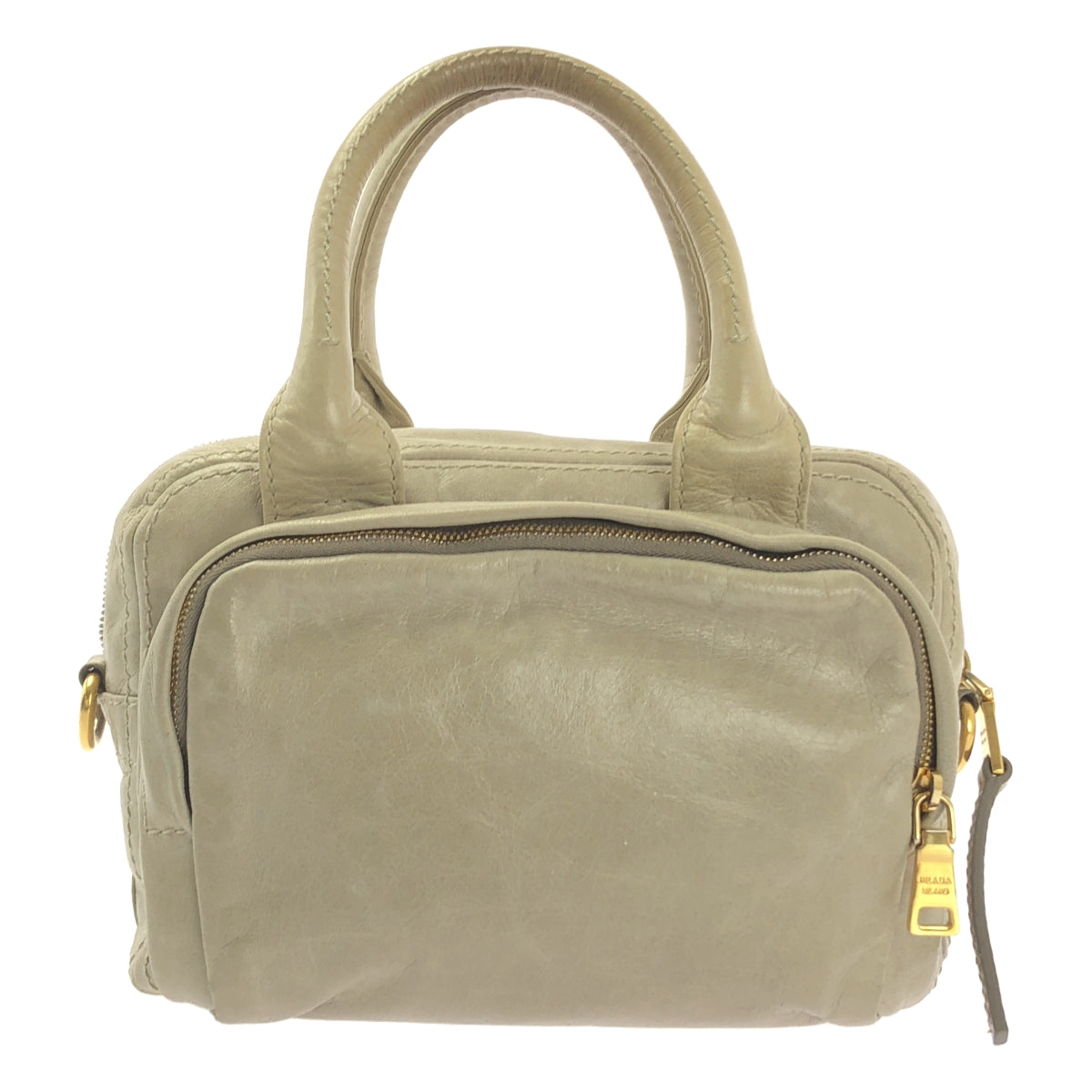 PRADA / 프라다 | 삼각 플레이트 로고 2way 가죽 숄더백 / BN2010 |