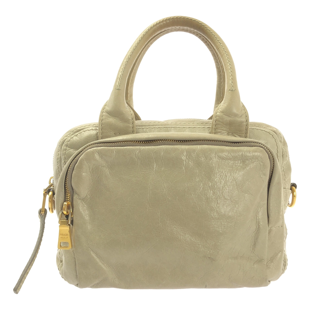 PRADA / 프라다 | 삼각 플레이트 로고 2way 가죽 숄더백 / BN2010 |