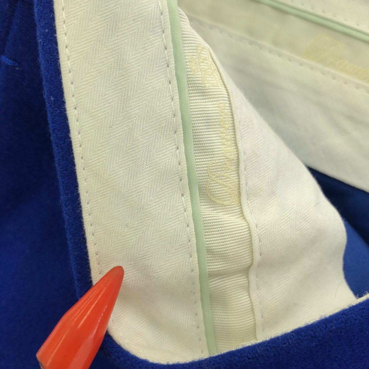 Drawer / ドゥロワー | フラノテーパードパンツ | 34 | ブルー | レディース