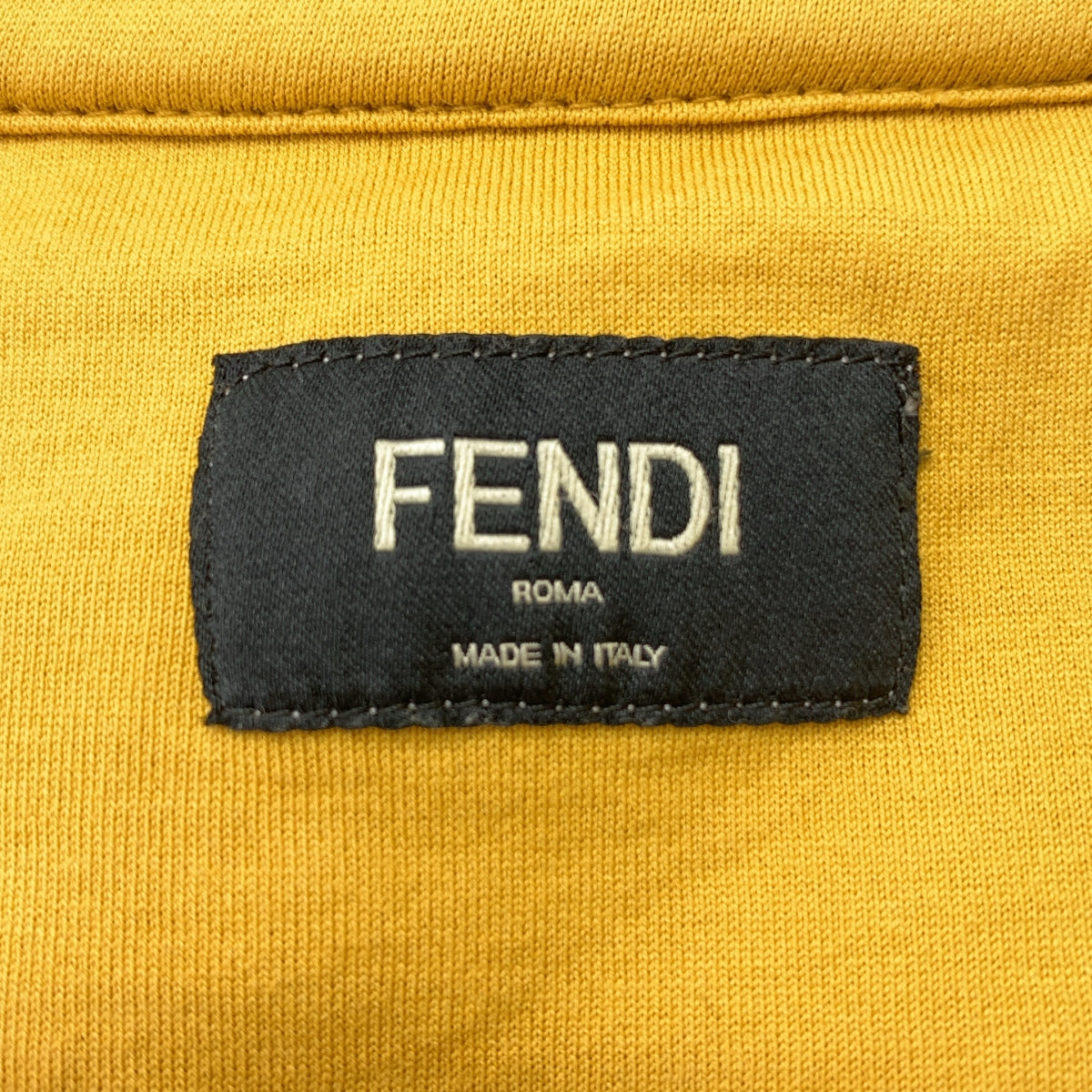 FENDI / フェンディ | Bag Bugs T-shirt バグ バグズ プリント Tシャツ | 48 | マスタード | メンズ