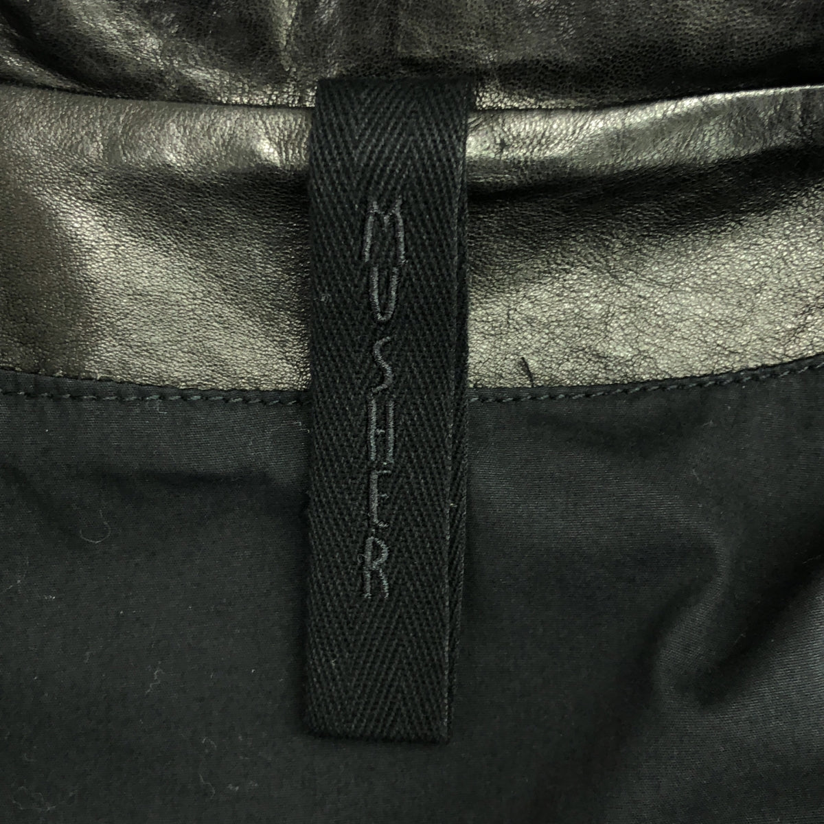 MUSHER / マーシャ | シープ レザー ダブル ライダース ジャケット | S | ブラック | レディース