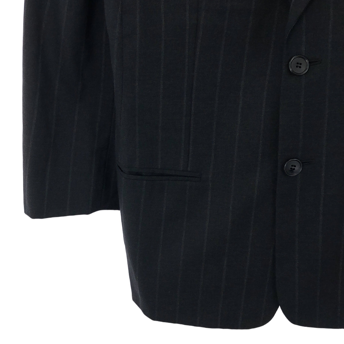 GIORGIO ARMANI | Suit set / Italian made CLASSICO wool striped 2B tailored jacket / slacks | 46 | Men's