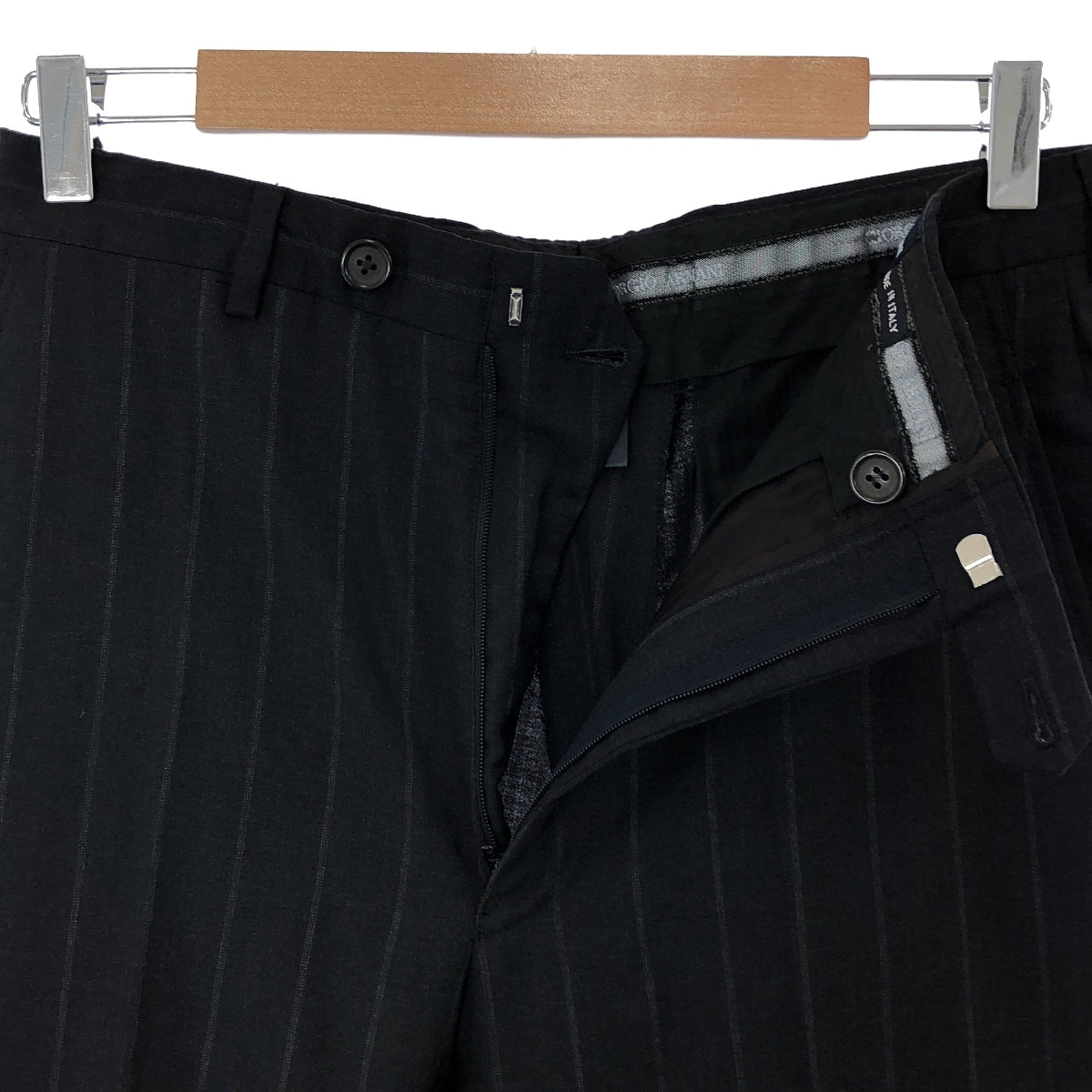 GIORGIO ARMANI | Suit set / Italian made CLASSICO wool striped 2B tailored jacket / slacks | 46 | Men's