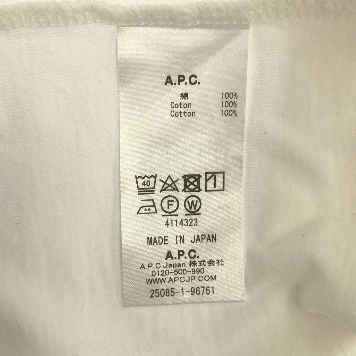 APC | Logo Embroidered Crew Neck T-Shirt | S | Women's