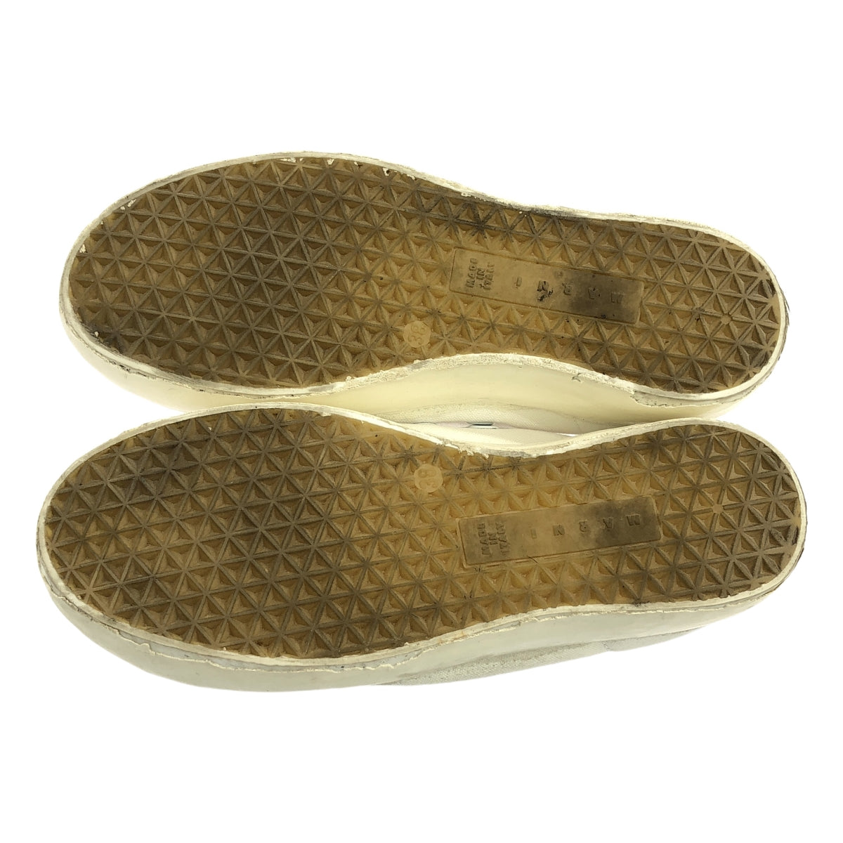 MARNI |帆布低筒運動鞋 |尺寸 38 |白色 |女性的