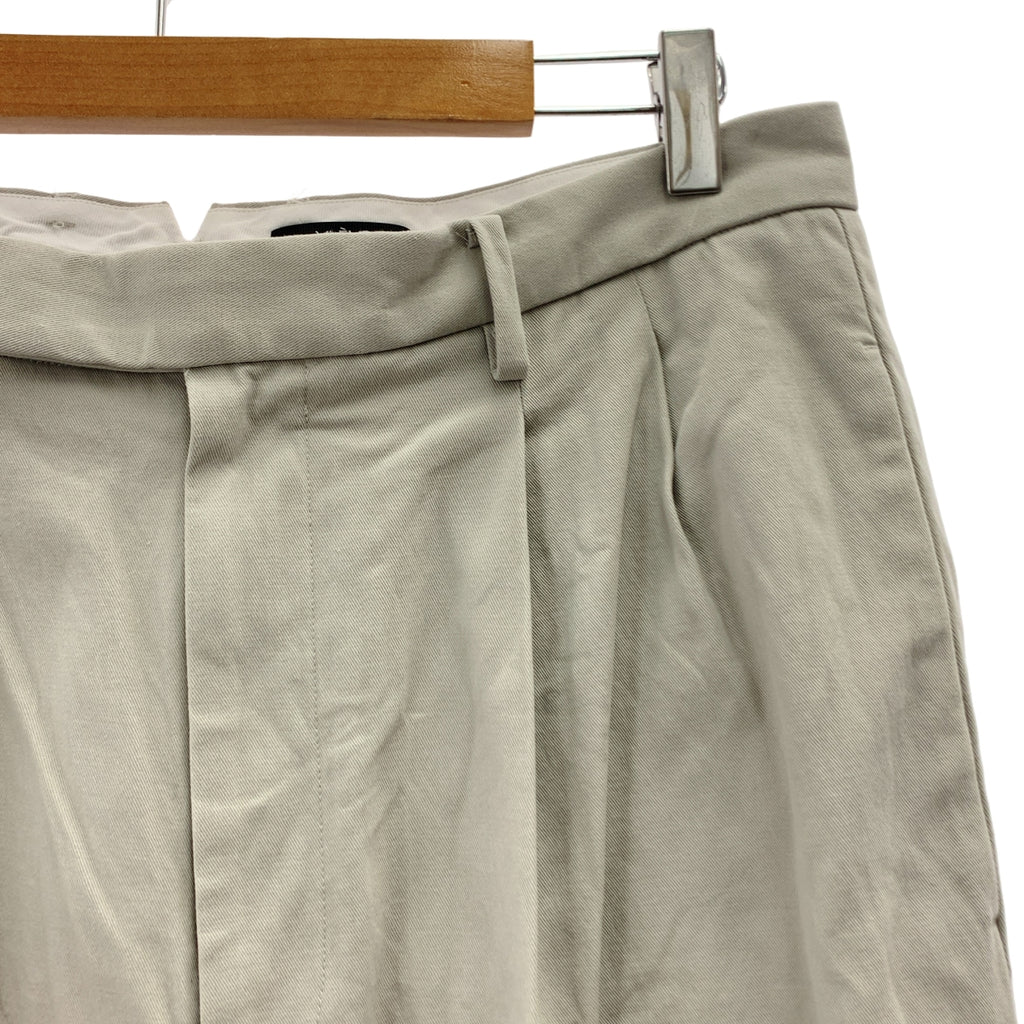 YLEVE / イレーヴ | コットン 2タック ワイドパンツ | 4 | メンズ