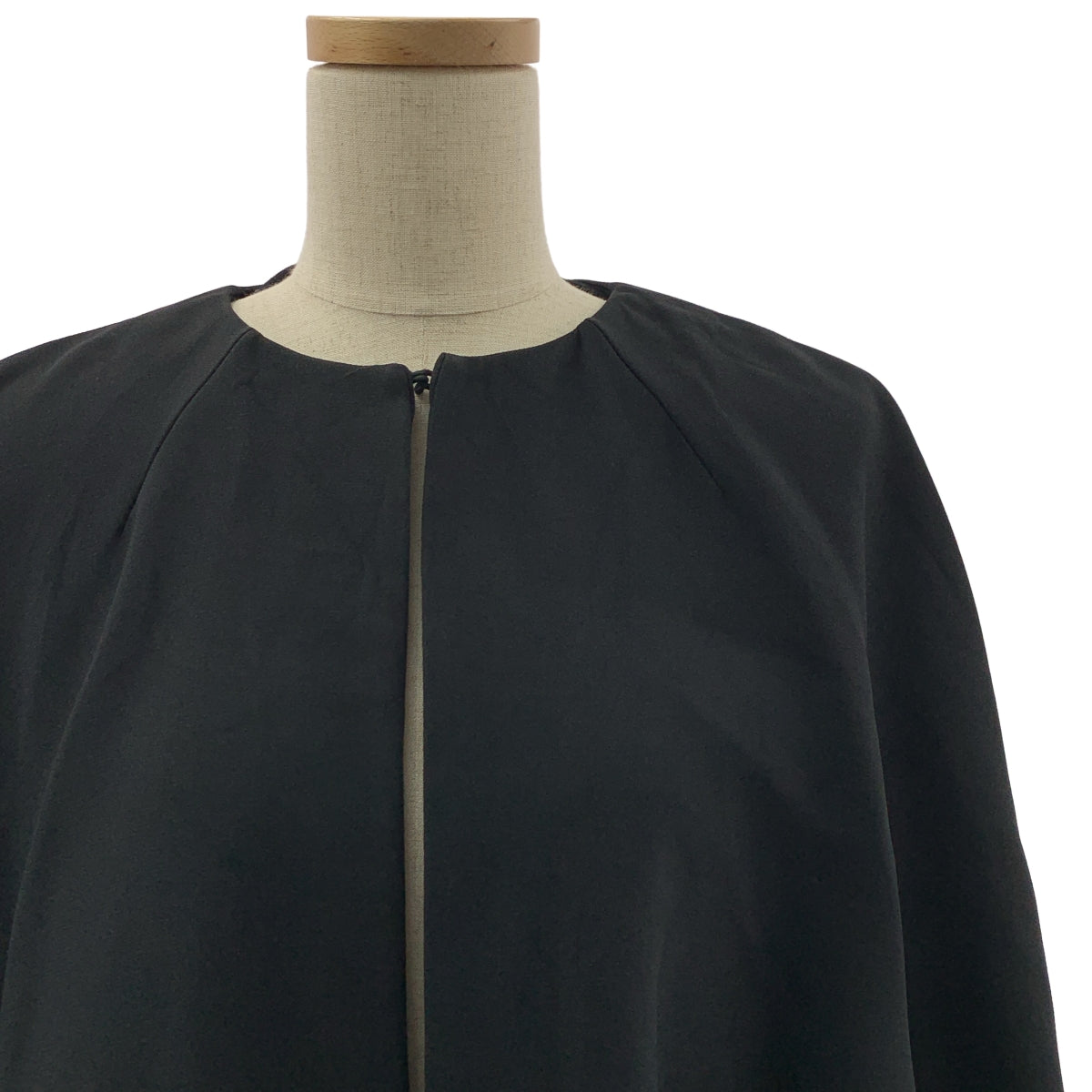 D&G DOLCE&GABBANA / ディーアンドジー | ケープ ポンチョ コート | 38 | ブラック | レディース