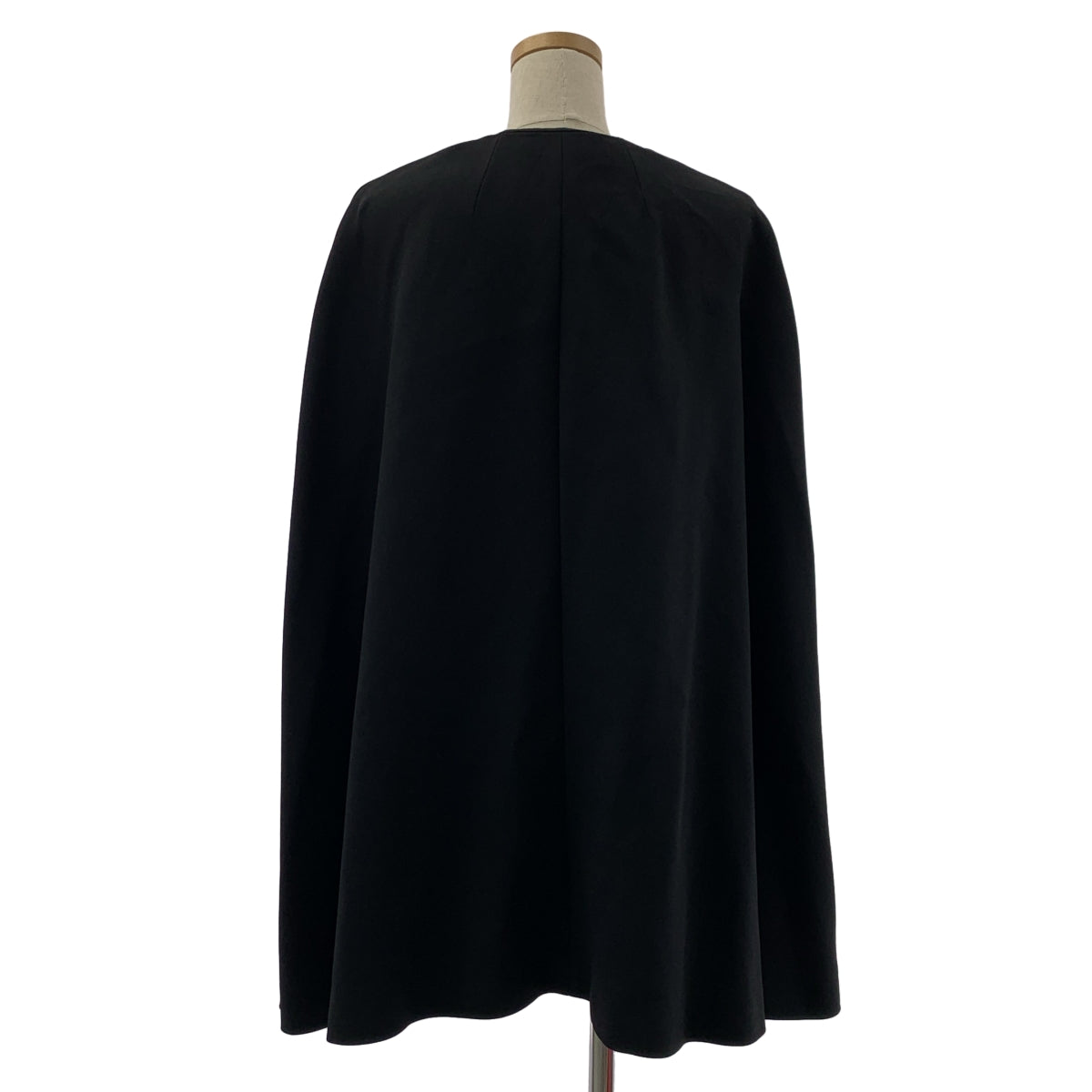 D&G DOLCE&GABBANA / ディーアンドジー | ケープ ポンチョ コート | 38 | ブラック | レディース