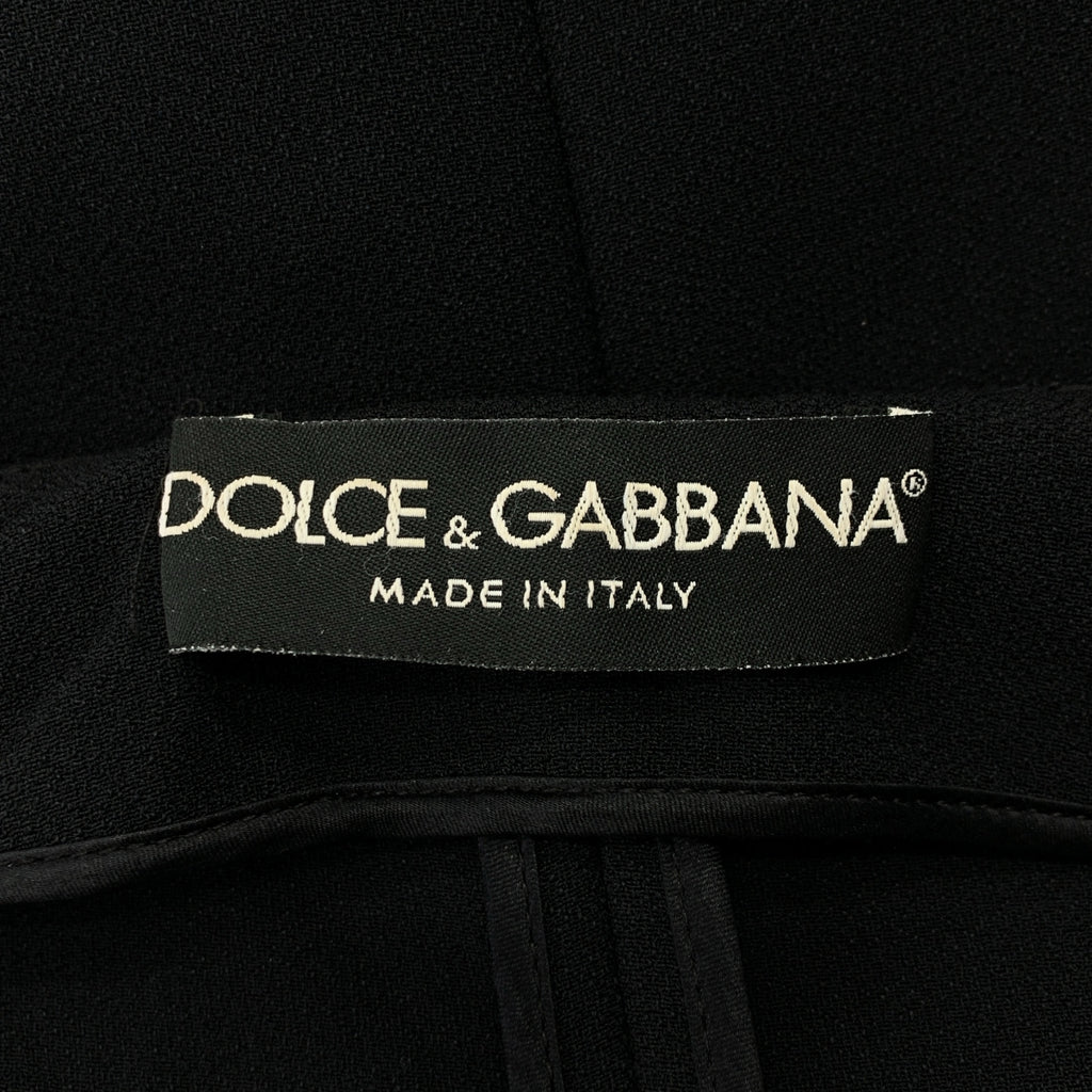 D&G DOLCE&GABBANA / ディーアンドジー | ケープ ポンチョ コート | 38 | ブラック | レディース