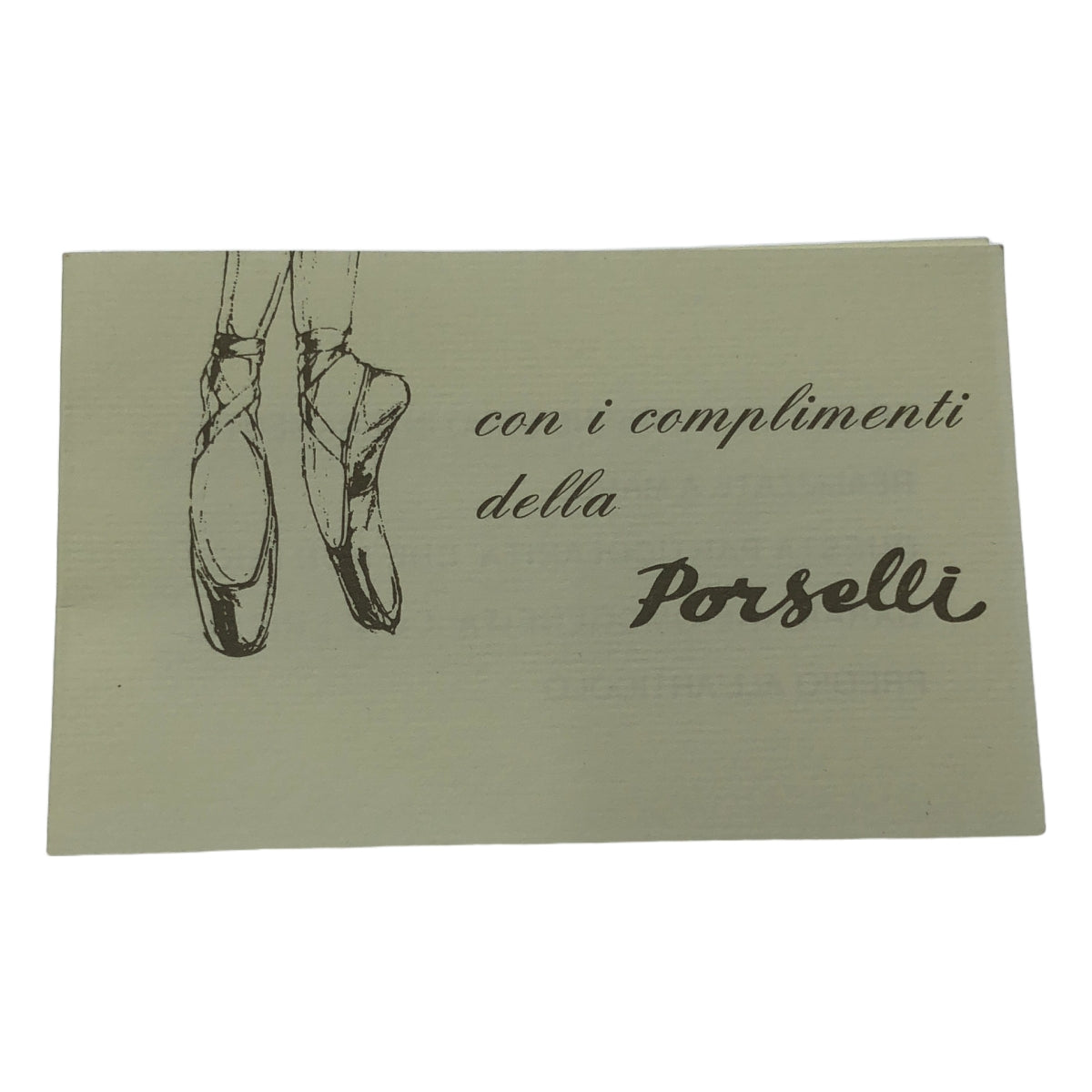 E.PORSELLI / 波爾塞利 E |皮革緞帶歌劇芭蕾舞鞋 |