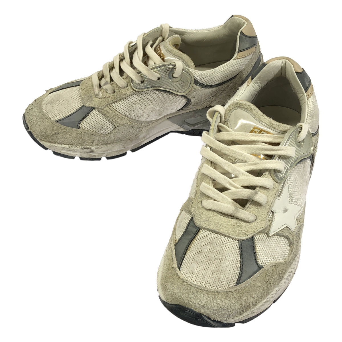 GOLDEN GOOSE / ゴールデングース | Running Dad ダメージ加工 スニーカー | 36 | グレー | レディース