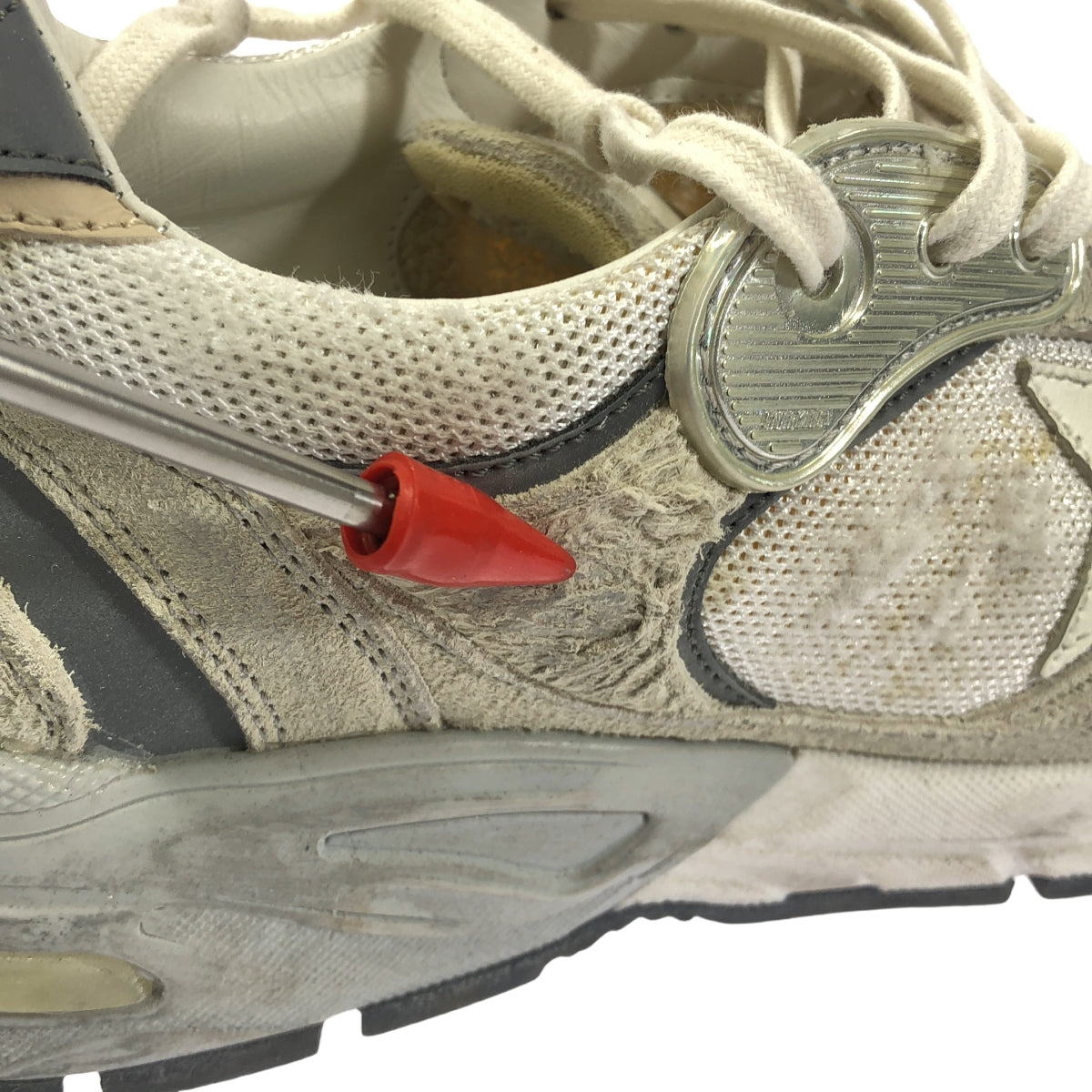 GOLDEN GOOSE / ゴールデングース | Running Dad ダメージ加工 スニーカー | 36 | グレー | レディース