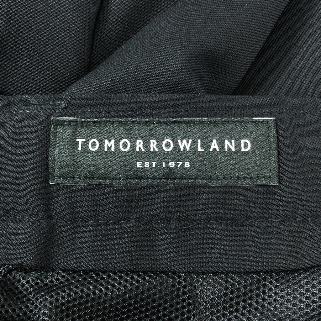 TOMORROWLAND / トゥモローランド | ドローコード スラックスパンツ | S | ブラック | メンズ