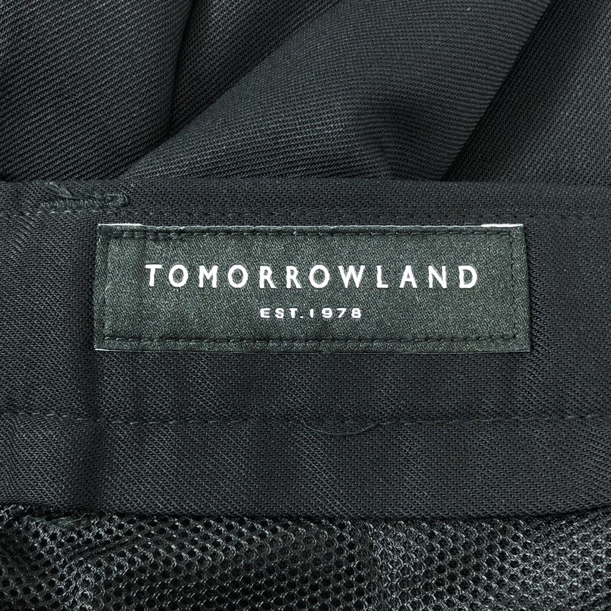 TOMORROWLAND / トゥモローランド | ドローコード スラックスパンツ | S | ブラック | メンズ