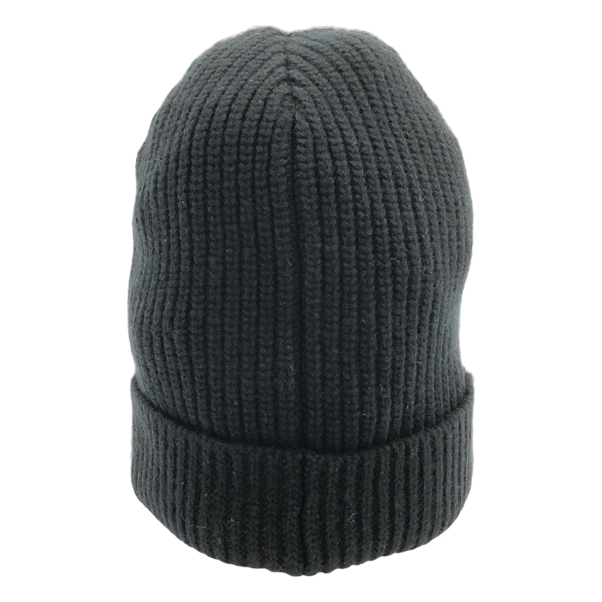 【미품】 CELINE / 셀린느 | 울 리브 로고 니트 캡 비니 | 블랙 | 여성