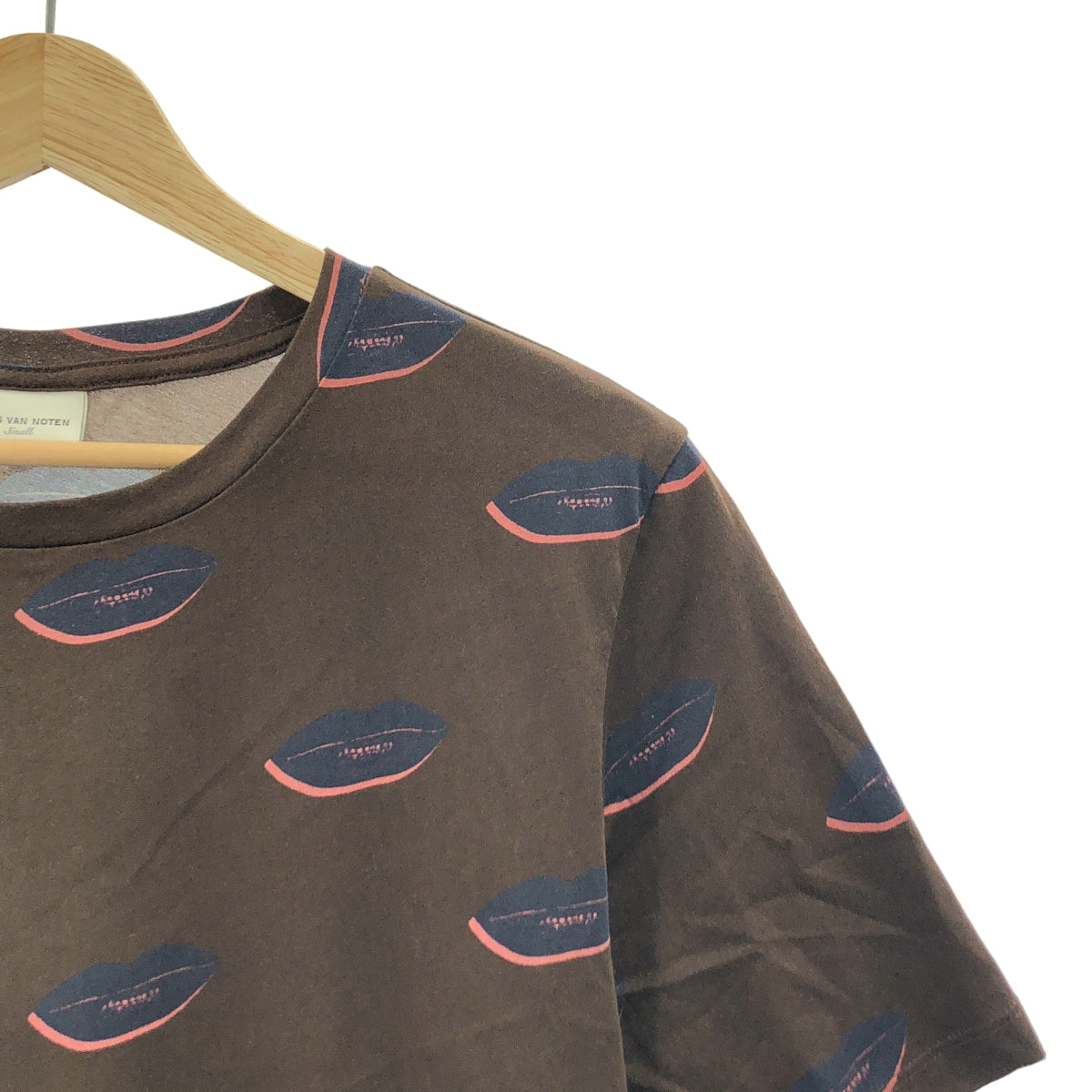 DRIES VAN NOTEN / ドリスヴァンノッテン | コットン リップ 総柄 Tシャツ | S |