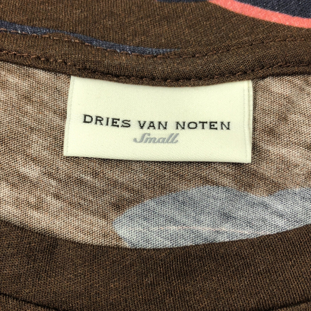 DRIES VAN NOTEN / ドリスヴァンノッテン | コットン リップ 総柄 Tシャツ | S |